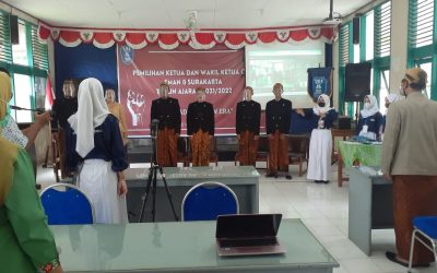 Pemilihan ketua dan wakil ketua OSIS SMA Negeri 8 Surakarta